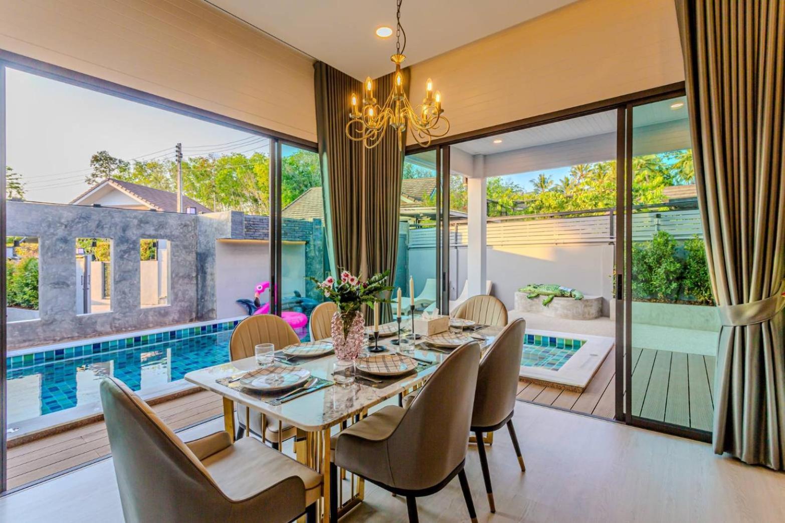 Nut & Non Pool Villa By Duangtham Ban Khlong Haeng Extérieur photo