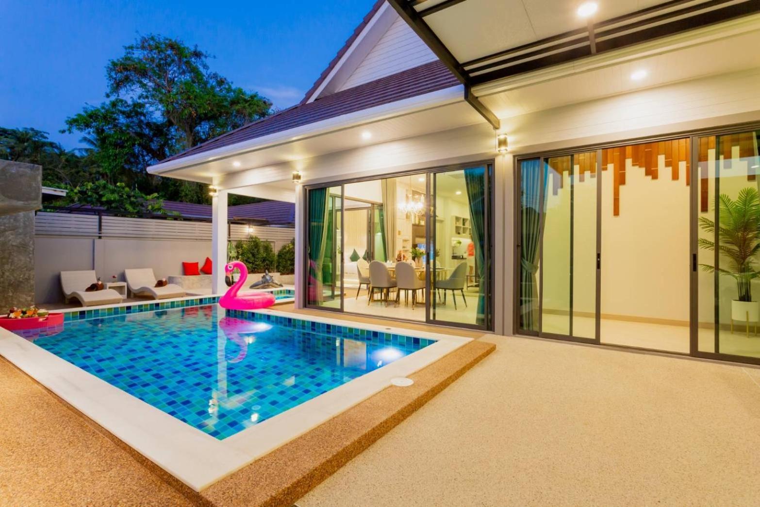 Nut & Non Pool Villa By Duangtham Ban Khlong Haeng Extérieur photo