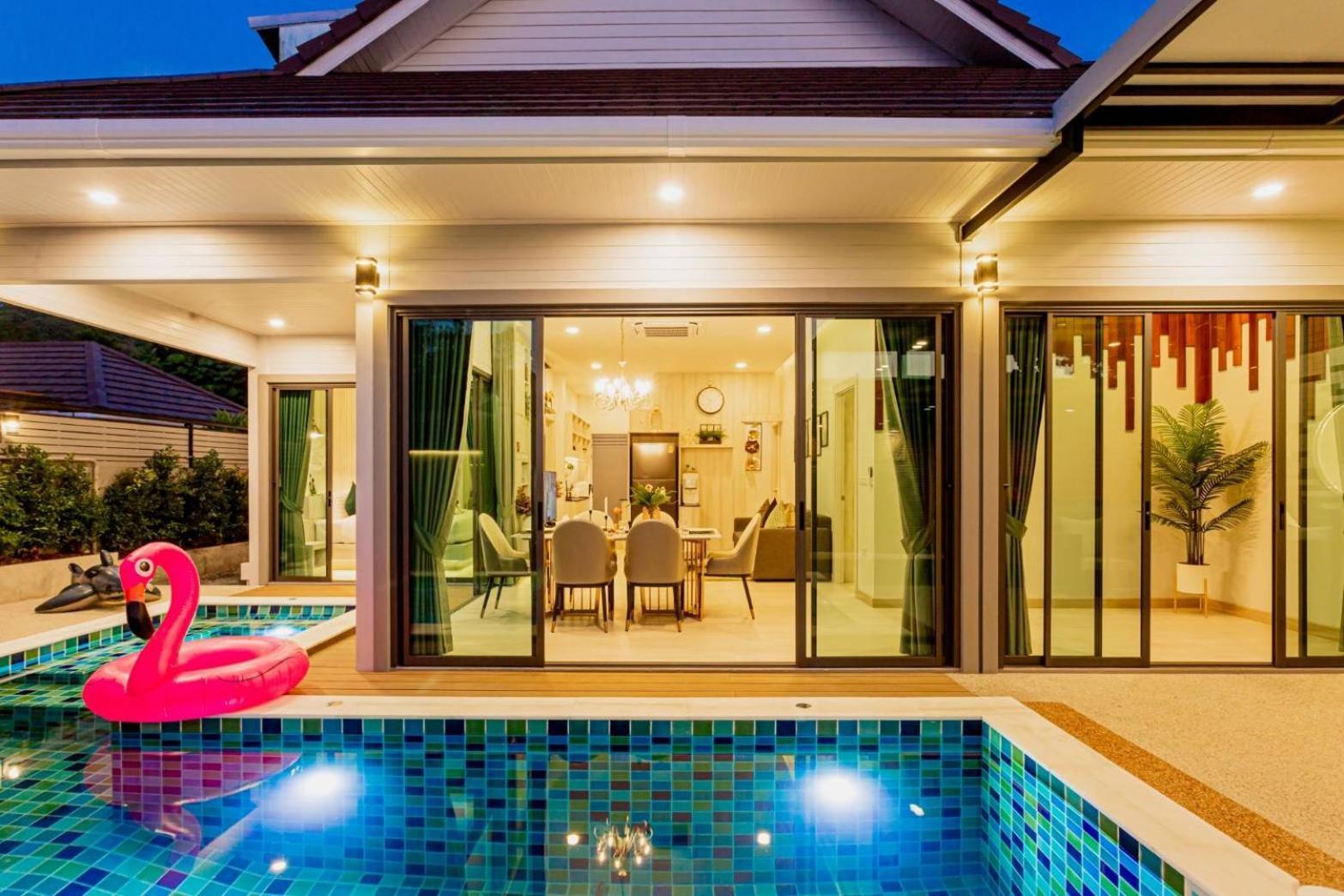 Nut & Non Pool Villa By Duangtham Ban Khlong Haeng Extérieur photo